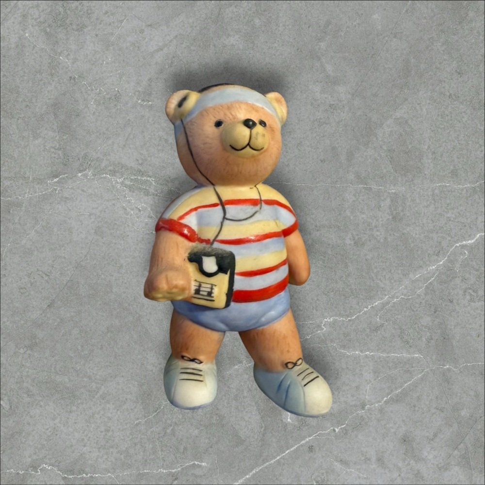 Vintage Jogging Jim Bears of Distinction
by BRONSON COLLECTIBLES Porcelain